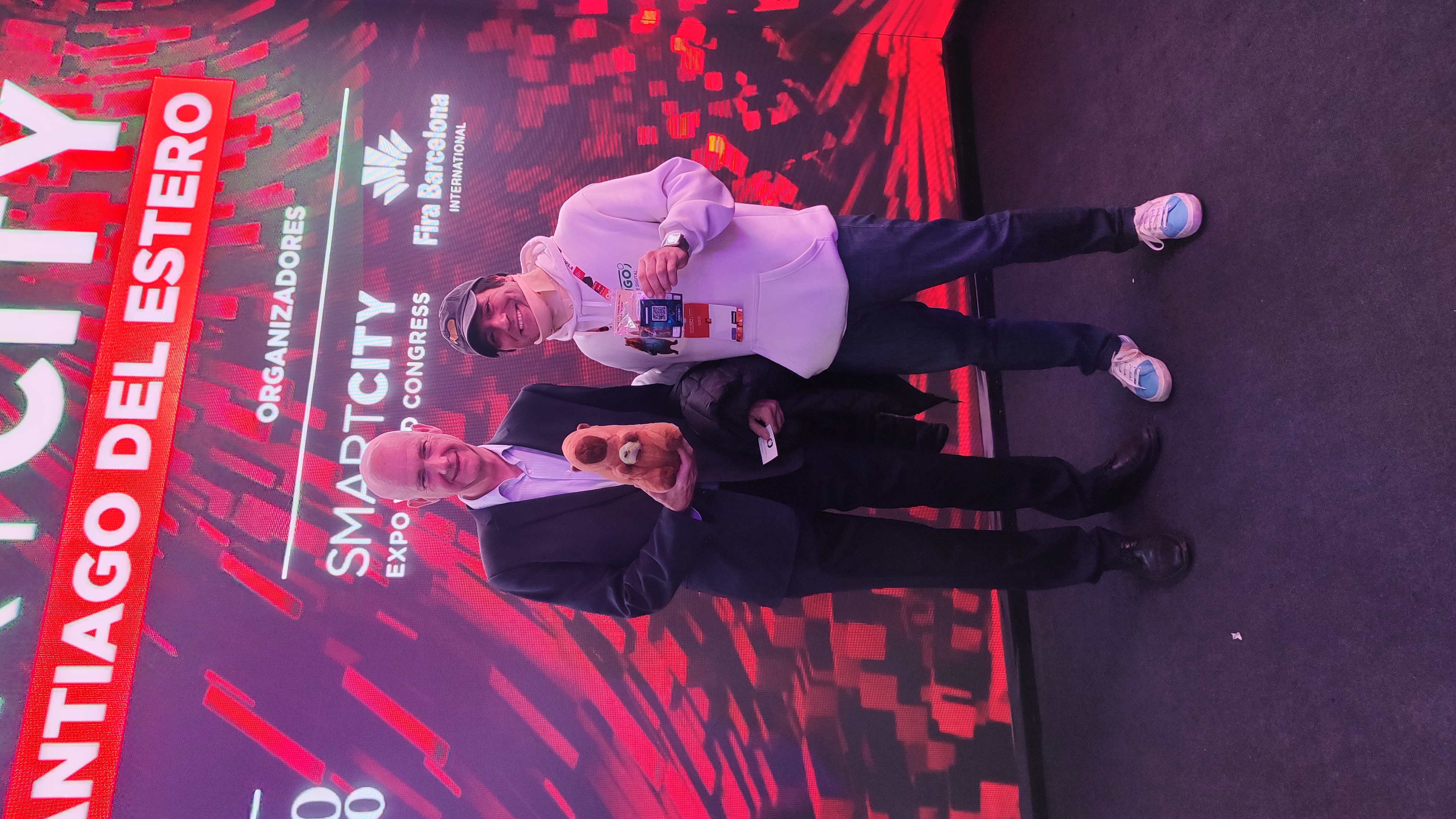 Ignacio Yebra junto a Ricard Zapatero, fundador de Fira Barcelona